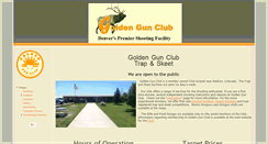 Desktop Screenshot of goldengunclubtrapandskeet.com
